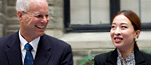 Dean Stewart J. Schwab and HRH Princess Bajrakitiyabha Mahidol of Thailand